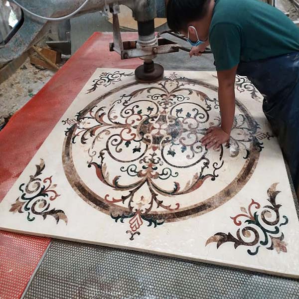 mẫu nền nhà dá marble hoa văn đep